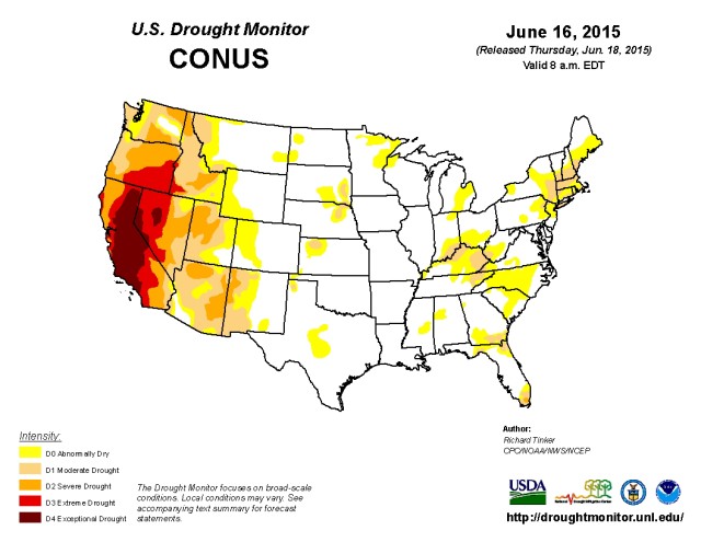 Current Drought Conditions across the United States