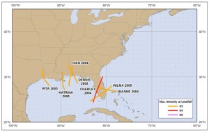 Major Hurricane Strikes 2004-05