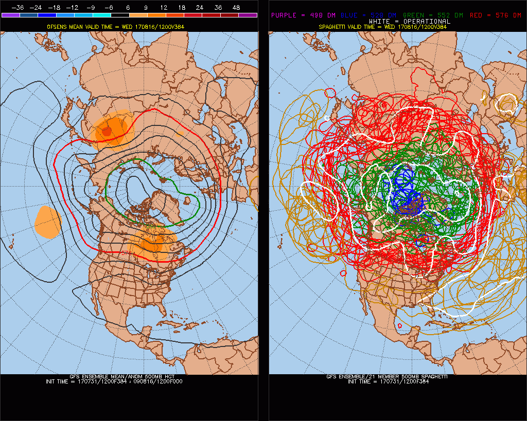 15-day mean 500MB forecast courtesy of Penn. State University